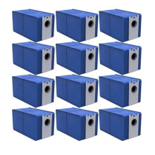 12-Pack Reservdammpåsar för Bobsweep Dustin&Orb-i Självtömmande Robotdammsugare, Engångsdammpåse