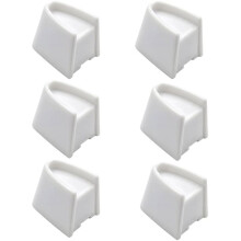 6 Stuks Vervangende Dimmerknoppen, Plastic Schuifknoppen voor Wandventilatorregeling, voor Lutron Skylark Ventilator Snelheids- en Lichtregeling