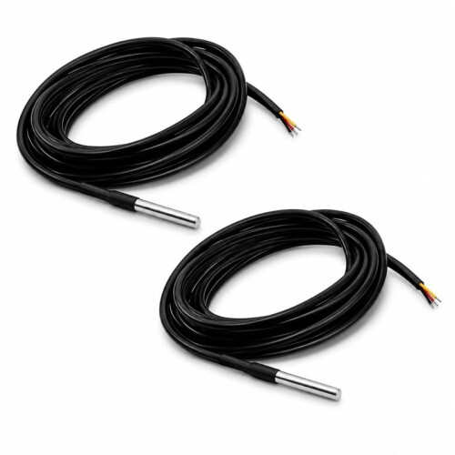 DS18B20 Temperature Sensor, 5 M Cable, 0.5C Accuracy, for  Raspberry Pi and Shelly Temperature Sensor