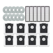 Para X80 Ultra/X90 Ultra, para Cecotec para Conga X100/X100 X-Treme Robot Cleaner, Filtro HEPA, Almohadilla de Mopa, Bolsa para Polvo, 24