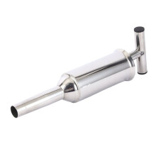 Manual Sausage Maker 304 Stainless Steel Hand Push Meat Filling Tool Kitchen Gadget for Homemade Sausage Making-L
