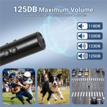 Rechargeable Electronic Whistle Emergency Whistle with Lanyard for Referees, Coaches, Teachers & Outdoor Activities