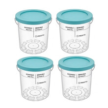 4 Pack Ice Cream Pint Containers 24oz for  NC500 NC501 Ice Cream Maker Freezer Containers with Lids with Handle