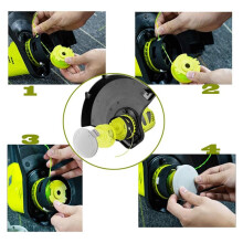 AC80RL3 String Trimmer Replacement Spool for One +AC80RL3 18v 24v 40v Cordless Trimmers Weed Eater String
