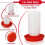 Automatic Chick Feeder & Waterer Kit - Top-Fill Design for Easy Refills, Plastic Poultry Drinker 6