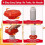 Automatic Chick Feeder & Waterer Kit - Top-Fill Design for Easy Refills, Plastic Poultry Drinker 4