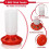 Automatic Chick Feeder & Waterer Kit - Top-Fill Design for Easy Refills, Plastic Poultry Drinker 3