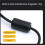 Pedale Antiscivolo USB (Cavo da 2 M) - Controllo A Mani Libere per PC, Laptop e Giochi. 4