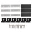 36pcs Solar Panel Bracket Aluminum PV Rail Fastening Module Trapezoidal Roof Mount Solar Rail End 3