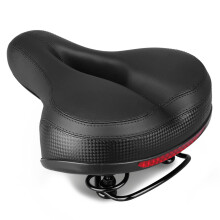 (Black)Sella Bici Memory Foam Impermeabile Ricambio Sella Bici Sedili Bici per Montagna Uso Urbano