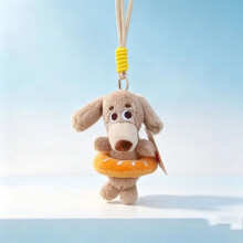 (Brown)Brinquedo de pelúcia fofo para cachorro salsicha com formato de animal para decoração de casa acessórios de viagem