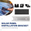 60pcs Solar Panel Bracket Aluminum PV Rail Fastening Module Trapezoidal Roof Mount Solar Rail End 8