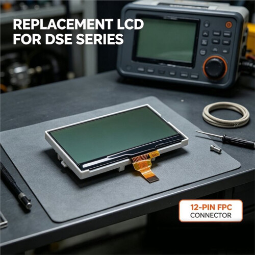 Tela LCD de Matriz de Pontos COG13264 de 3 Polegadas, Display Preto e Branco de 12 Pinos para Controlador Deep Sea 4520 6020 6120 2