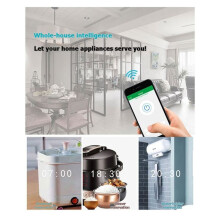 Tuya UK Socket WiFi Monitor Voice Control Alexa Timer Remote App Home Automation Socket Plug