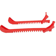 1 Set Verstellbare Kufenschoner für Eiskunstlaufschuhe (Geeignet für Hockey- und Eiskunstlaufschuhe, für Erwachsene und Kinder) Rot