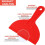 Plastic Putty Knife Set - 6Pcs Red Plastic Scraper Tool, 1.5"/3"/6" Sizes Spackle Knife for Spackling, Painting 6