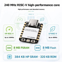 Płytka Rozwojowa ESP32-C5 Moduł WiFi6 Bluetooth5 RISC-V 2,4/5 GHz 240 MHz LE Zigbee Matter IoT