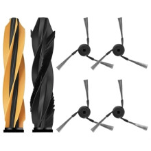 6-Teiliges Ersatz-Hauptseitenbürsten-Set für Mova V70 Ultra Complete X / V70 Ultra / V50 Ultra Saugroboter-Aufsätze
