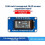 0.96" Transparent OLED Display Module for Raspberry Pi SSD1312 Driver SPI/I2C Interface with Expansion Board 4