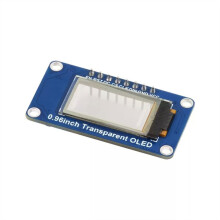 0,96" Transparante OLED-Displaymodule voor Raspberry Pi SSD1312-Driver met SPI/I2C-Interface en Uitbreidingskaart