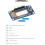 0.96" Transparent OLED Display Module for Raspberry Pi SSD1312 Driver SPI/I2C Interface with Expansion Board 9