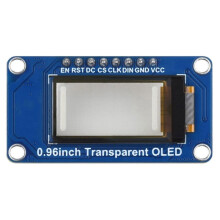 0.96 Inch Transparent OLED Display Module, 128x64 SSD1312 Screen, SPI I2C Interface for Raspberry Pi ESP32 STM32