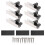 36pcs Solar Panel Bracket Aluminum PV Rail Fastening Module Trapezoidal Roof Mount Solar Rail End 6