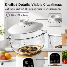Vegetable and Fruit Cleaner Machine, Produce Washer,3.8L with 3 Timed Modes for Automatic Everyday Produce Cleaning