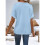 Womens  Size Loose Fit V Neck Solid Color Short Sleeve Tshirt Casual Basic Top Oversized Light  M 3