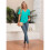Womens  Size Loose Fit V Neck Solid Color Short Sleeve Tshirt Casual Basic Top Oversized Emerald L 3