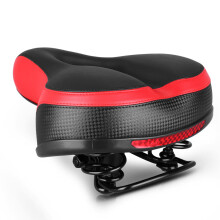 (Red)Asiento de bicicleta espuma viscoelástica impermeable repuesto sillín de bicicleta asientos de bicicleta para uso urbano de montaña
