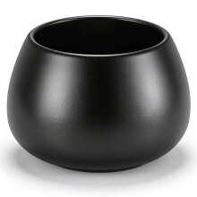 1 Pack 37 Oz Dog Bowl for Long Eared Dogs, Black No Spill Water & Food Bowl, Spaniel Dish