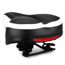 (White)Assento de bicicleta espuma com memória substituição impermeável selim de bicicleta assentos de bicicleta para uso em montanha