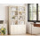 Coleshome 6-Tier Bookcase With Doors, Storage Cabinet, 176.4 cm, White 7