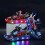 (Red,25)Lightup Child Running Shoes With Waterproof Material Easy Closure Hookandloop 8