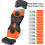 (Orange)Blade Scraper Tool Kit Scrapers Extra Blades Plastic Paint With Doublehead Scraper 4