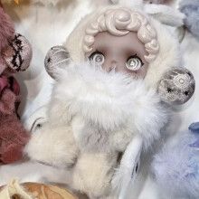 (Mist Fog)Skullpanda Soft Toy Pendant With Colorful Packaging For Gift Giving Decoration And