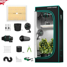 Mars Hydro Grow-Zelt-Set, 80x80x160cm TS Kits, Vollspektrum-LED, 6-Zoll-Klemmventilator, Aktivkohlefilter