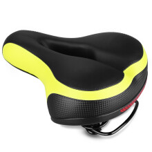 (Green)Siège de vélo mousse à mémoire de forme imperméable remplacement selle de vélo sièges de vélo pour usage urbain en montagne