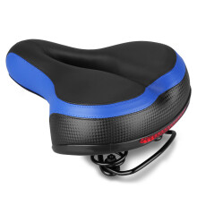 (Blue)Bike Seat Memory Foam Waterproof Replacement Bicycle Saddle Bike Seats For Mountain Urban Use