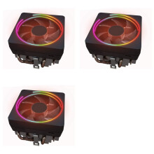 3X AM4 RGB Silent Fan Ryzen Wraith Cooler Wraith Prism Fan 4 PIN Can Support R3 R5 R7 R9 CPU for Motherboard