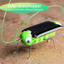 2X Solar Grasshopper Toy Children Selected Gift Simulation Insect Gift Science Education Funny Moving Toy Kid