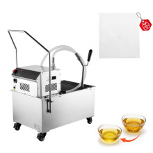 Frituurolief Filtratiemachine 55 L-Duoku-Filtratiewagen voor Professionele Frituurpannen, Fastfood en Restaurants