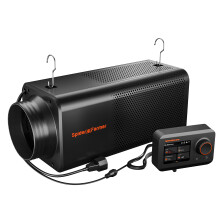 Spider Farmer 2-in-1 Belüftungssystem, 6 Zoll Inline-Lüfter mit integriertem Aktivkohlefilter, GGS Controller