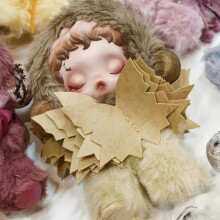 (Mute Wood)Skullpanda Soft Toy Pendant With Colorful Packaging For Gift Giving And Decoration