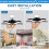 2X Super Bright LED Garage Light with 5 Adjustable Panels, E27 Screw Socket for Industrial Use 3