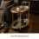 Gold Metal Mini Bar Trolley with Mirrored Table 6
