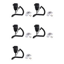 5X para Walkie Talkie GM300 GM950 Speaker Mic Rádio Microfone de Mão