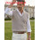 (Khaki,XL)Men Sleeveless Knit Top With Polyester Fabric Fine Textured Pattern Spring Fall 1