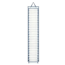 24-Grid Heat Transfer Vinyl Storage Organizer - Clear PVC Hanging Holder for Vinyl Rolls, HTV Sheets & Decals
